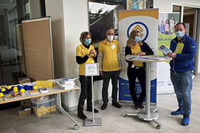 Stand des DBW im Werk der Bosch GmbH.