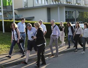 Gemeinsames Spazieren beim ADBW Kongress