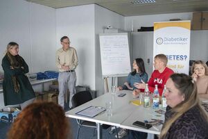 Workshop für Ukraine Flüchtlinge in der Geschäftsstelle des DBW